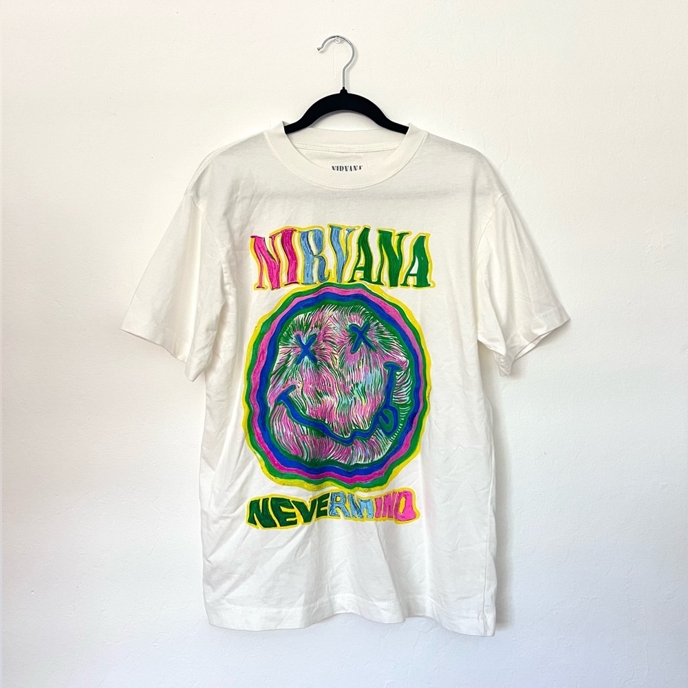 NWT PacSun Nirvana Colorful Graphic Tee